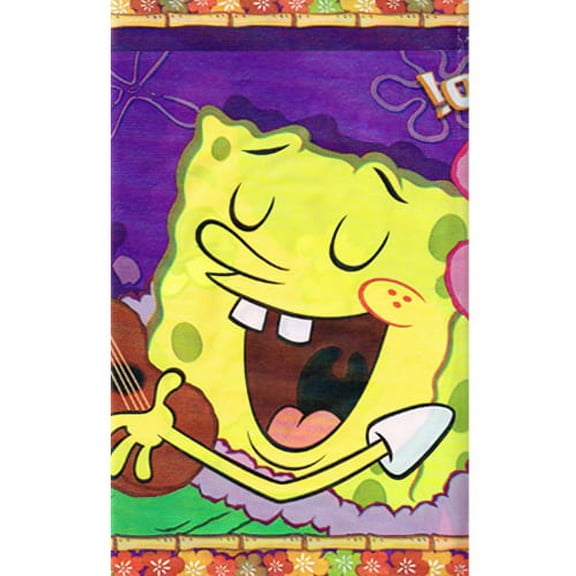Spongebob SquarePants 'Luau' Plastic Table Cover (1ct)