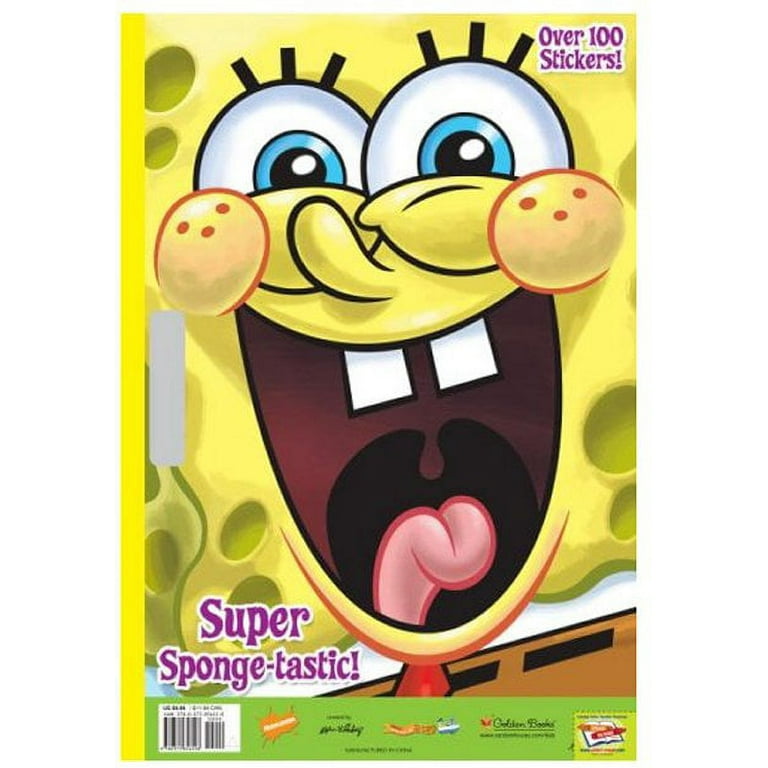 SpongeBob Squarepants Coloring Book & Activity Pack Markers Stickers Sealed  New