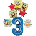 thumbnail image 1 of Spongebob Squarepants 3rd Birthday Party Supplies and Balloon Bouquet Decorations, 1 of 3