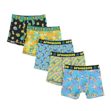 Spongebob Squarepants 5-Pack of Boys' Character Boxer Briefs-14