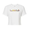 thumbnail image 1 of Spongebob Squarepants - Adorabob Lineup Full Color - Juniors Cropped Graphic T-Shirt, 1 of 6