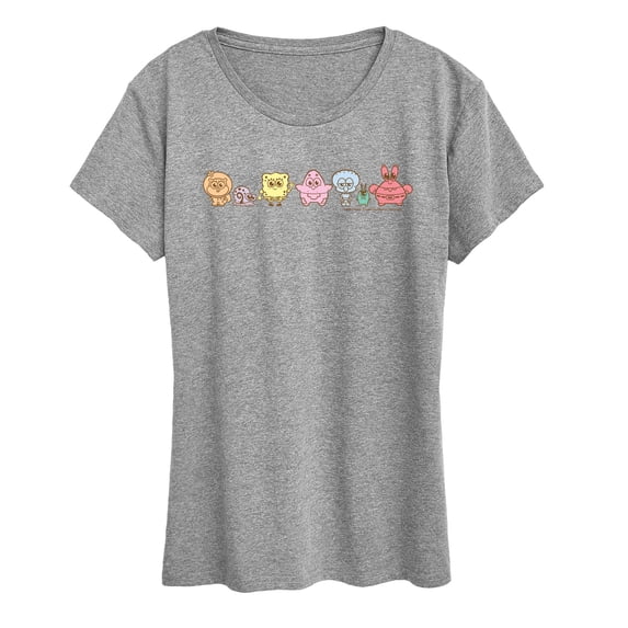 Spongebob Squarepants - Adorabob Lineup - Women's Short Sleeve Graphic T-Shirt