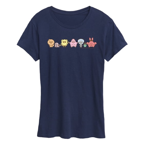 Spongebob Squarepants - Adorabob Lineup - Women's Short Sleeve Graphic T-Shirt