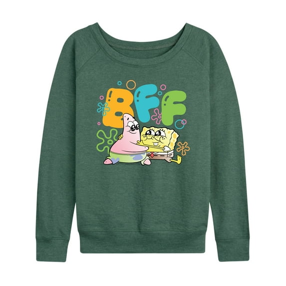Spongebob Squarepants - Bff Patrick - Women's French Terry Long Sleeve Shirt