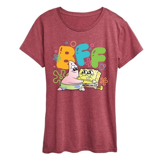 Spongebob Squarepants - Bff Patrick - Women's Short Sleeve Graphic T-Shirt