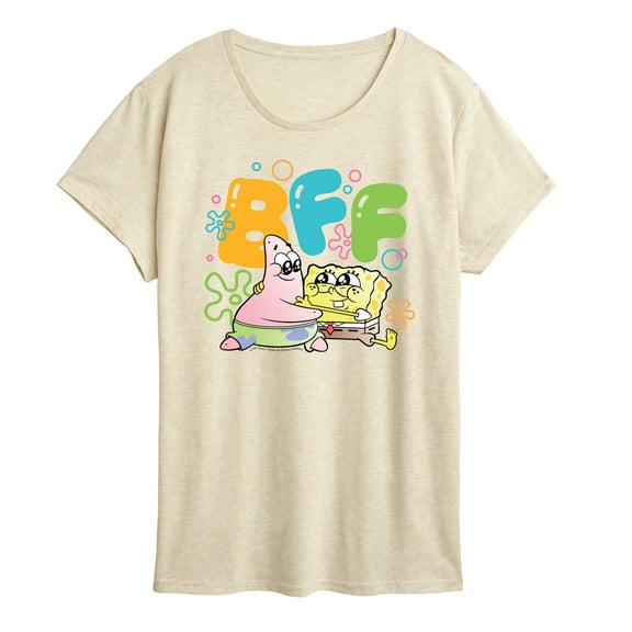 Spongebob Squarepants - Bff Patrick - Women's Short Sleeve Graphic T-Shirt