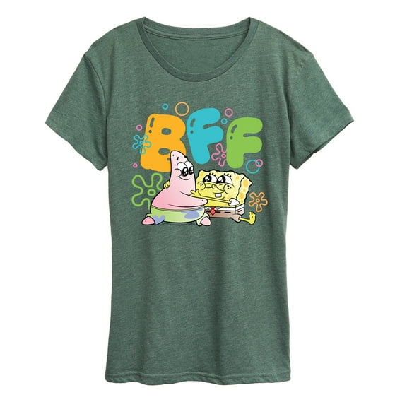 Spongebob Squarepants - Bff Patrick - Women's Short Sleeve Graphic T-Shirt