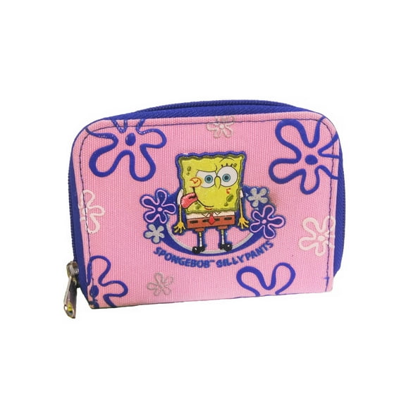Spongebob Squarepants Bifold Wallet Pink Sillypants