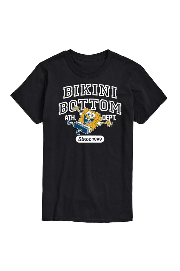 - Bikini Bottom Ath Dept - Men's Short Sleeve Graphic T-Shirt