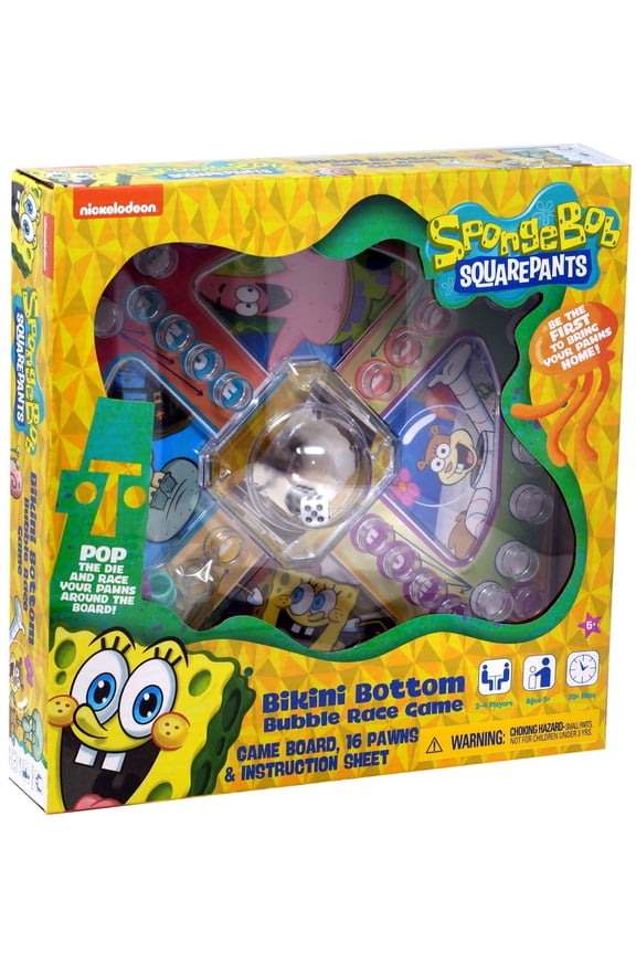 Spongebob Squarepants Bikini Bottom Bubble Race Game