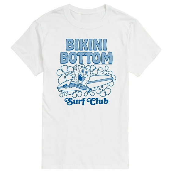 Spongebob Squarepants - Bikini Bottom Surf - Men's Short Sleeve Graphic T-Shirt
