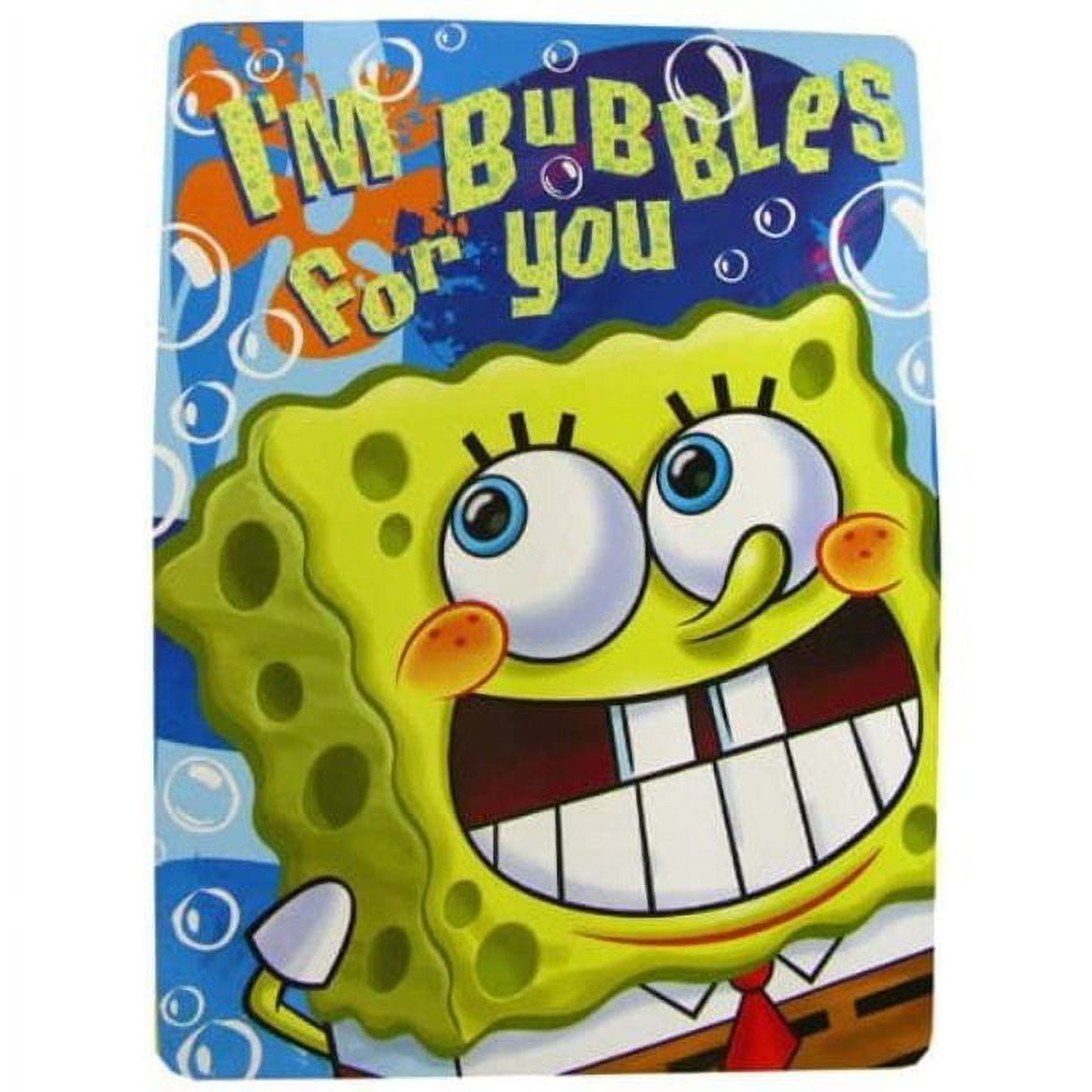 Spongebob Squarepants Blanket Twin Size Plush Raschel Throw Blanket