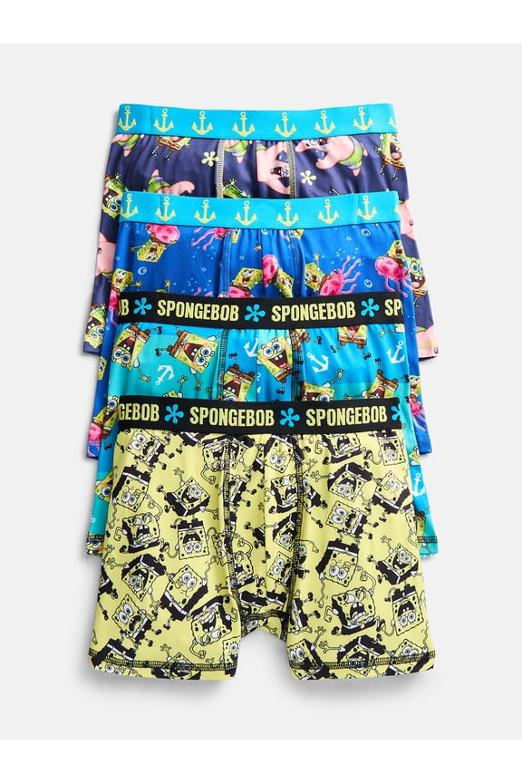 Boy's Boxer Briefs, 4-Pack