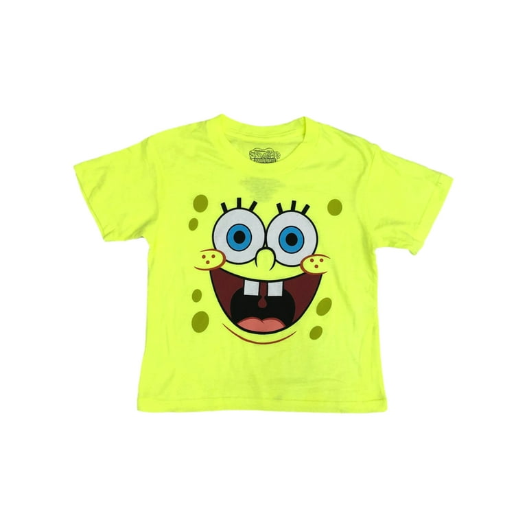 Yellow spongebob on sale shirt