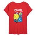 thumbnail image 1 of Spongebob Squarepants - Bubbles - Women's Oversized Graphic T-Shirt, 1 of 5