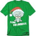 thumbnail image 1 of Spongebob Squarepants Christmas Bah Humbug Squidward Unisex Adult T Shirt, 1 of 7