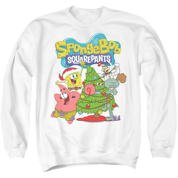 Spongebob Squarepants Christmas Tree Unisex Adult Crewneck Sweatshirt