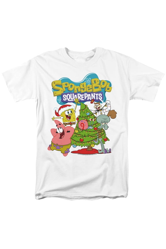 Spongebob Squarepants Christmas Tree Unisex Adult T Shirt