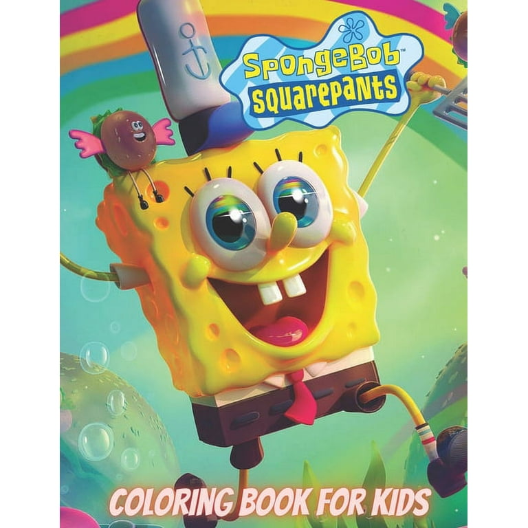 Spongebob Squarepants Coloring Book : A Cool Coloring Book For Kids  Relaxing And Relieving Stress. Providing Lots Of Designs Of Spongebob  Squarepants