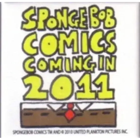 Spongebob Squarepants Comics 2010 SDCC promo Button Pin