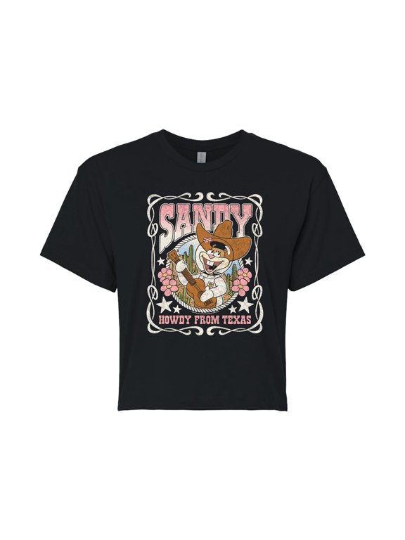- Country Sandy - Juniors Cropped Graphic T-Shirt