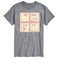 thumbnail image 1 of Spongebob Squarepants - Cute Face Grid - Men's Short Sleeve Graphic T-Shirt, 1 of 6