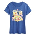 thumbnail image 1 of Spongebob Squarepants - Cute Face Rainbow Women's Short Sleeve Graphic T-Shirt, 1 of 6