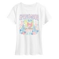thumbnail image 1 of Spongebob Squarepants - Cute Pastel - Women's Short Sleeve Graphic T-Shirt, 1 of 6