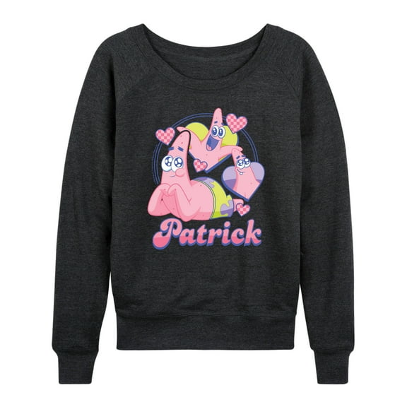 Spongebob Squarepants - Cute Patrick - Women's French Terry Long Sleeve Shirt
