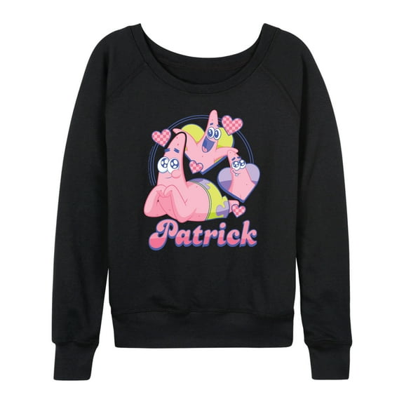 Spongebob Squarepants - Cute Patrick - Women's French Terry Long Sleeve Shirt