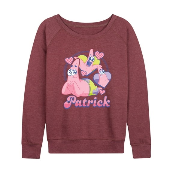 Spongebob Squarepants - Cute Patrick - Women's French Terry Long Sleeve Shirt