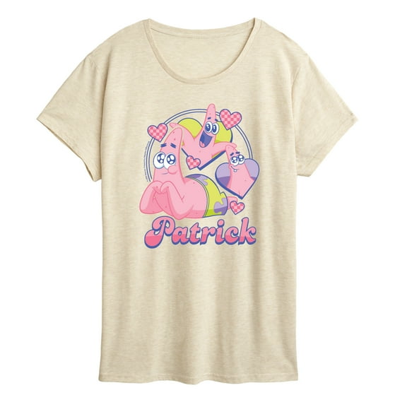 Spongebob Squarepants - Cute Patrick - Women's Short Sleeve Graphic T-Shirt