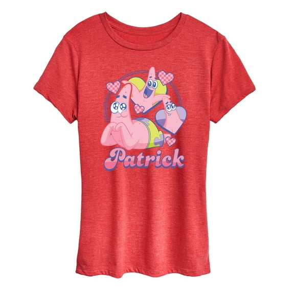 Spongebob Squarepants - Cute Patrick - Women's Short Sleeve Graphic T-Shirt