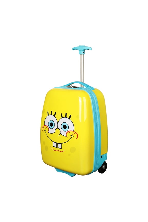 Spongebob Squarepants Face 16.5" Youth 2-Wheel Luggage