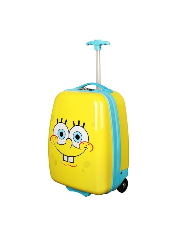 Spongebob Squarepants Face 16.5" Youth 2-Wheel Luggage