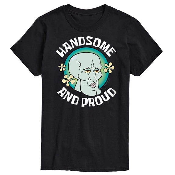 Spongebob Squarepants - Handsome And Proud Squidward - Men's Short Sleeve T-Shirt