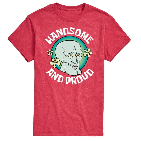 Spongebob Squarepants - Handsome And Proud Squidward - Men's Short Sleeve T-Shirt