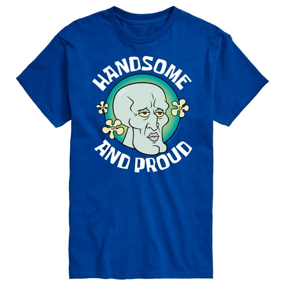 Spongebob Squarepants - Handsome And Proud Squidward - Men's Short Sleeve T-Shirt