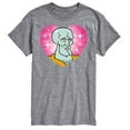 thumbnail image 1 of Spongebob Squarepants - Handsome Squidward Heart - Men's Short Sleeve T-Shirt, 1 of 5