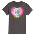 thumbnail image 1 of Spongebob Squarepants - Handsome Squidward Heart - Men's Short Sleeve T-Shirt, 1 of 5