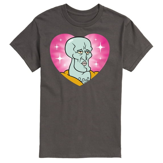 Spongebob Squarepants - Handsome Squidward Heart - Men's Short Sleeve T-Shirt