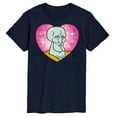 thumbnail image 1 of Spongebob Squarepants - Handsome Squidward Heart - Men's Short Sleeve T-Shirt, 1 of 5