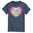 thumbnail image 1 of Spongebob Squarepants - Handsome Squidward Heart - Men's Short Sleeve T-Shirt, 1 of 5