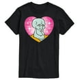 thumbnail image 1 of Spongebob Squarepants - Handsome Squidward Heart - Men's Short Sleeve T-Shirt, 1 of 5
