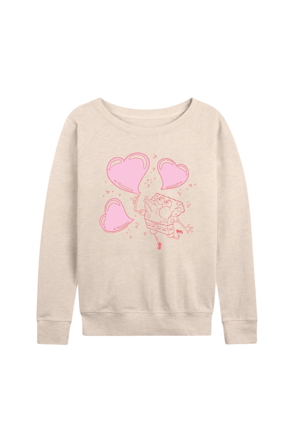 - Heart Bubbles - Women's French Terry Long Sleeve Shirt