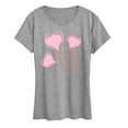 thumbnail image 1 of Spongebob Squarepants - Heart Bubbles - Women's Short Sleeve Graphic T-Shirt, 1 of 6