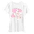 thumbnail image 1 of Spongebob Squarepants - Heart Bubbles - Women's Short Sleeve Graphic T-Shirt, 1 of 6