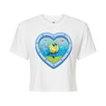 thumbnail image 1 of Spongebob Squarepants - Heart Porthole Window - Juniors Cropped Graphic T-Shirt, 1 of 6
