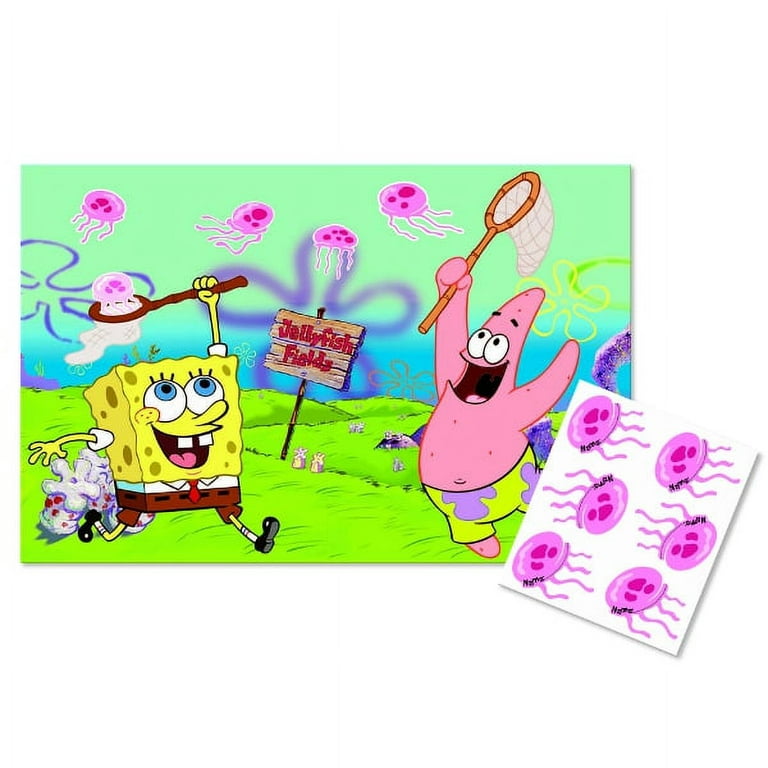 Spongebob Squarepants 'Jellyfishing' Party Game Poster (1ct) 