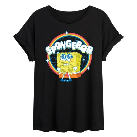 Spongebob Squarepants - Kawaii - Women's Oversized Graphic T-Shirt